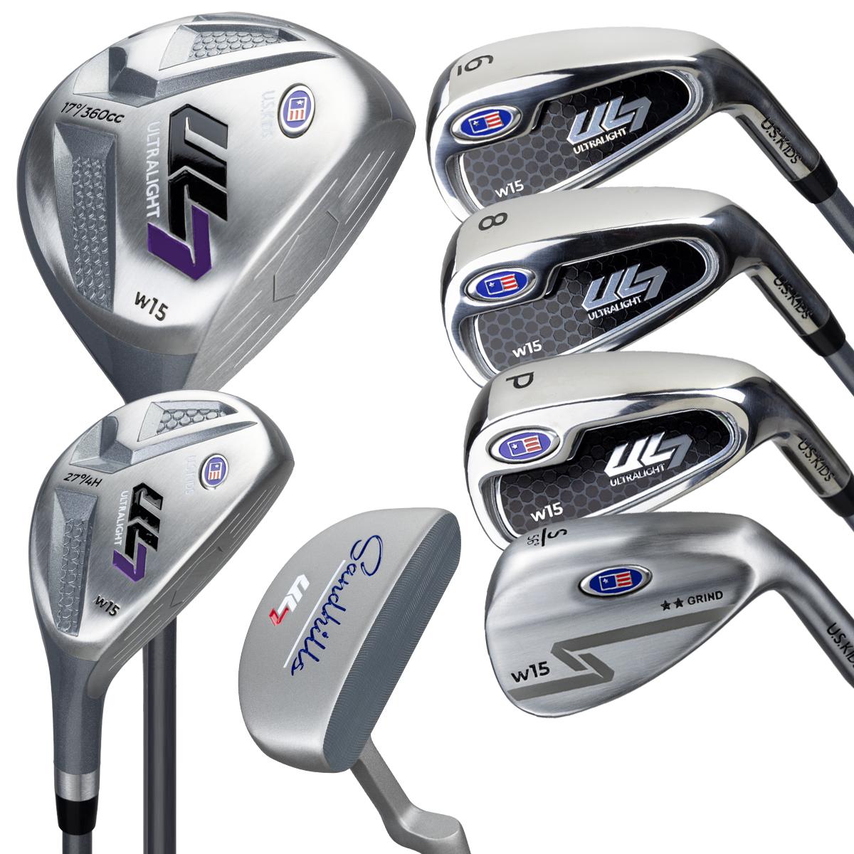 U.S. Kids Golf Club Ultralight Complete Set (Height 51